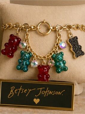 New Betsey Johnson gummy Bear bracelet